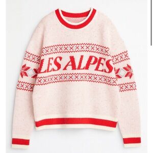 Les Alpes Apres Sweater size L